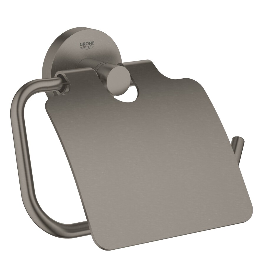 Grohe Essentials 40367AL1 держатель для туалетной бумаги темный графит матовый