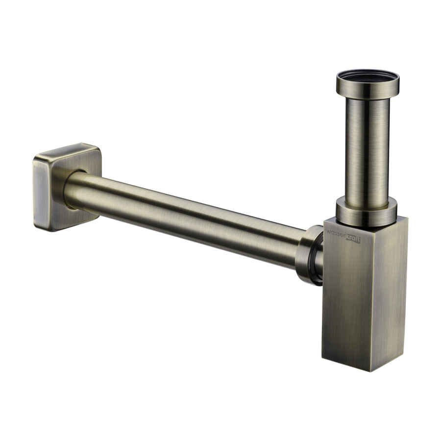 WasserKRAFT A096 сифон для раковины бронза