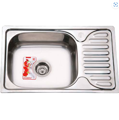 Мойка из нержавеющей стали врезная 66х42 см Zerix Z6642-08-180D decor ZX0759