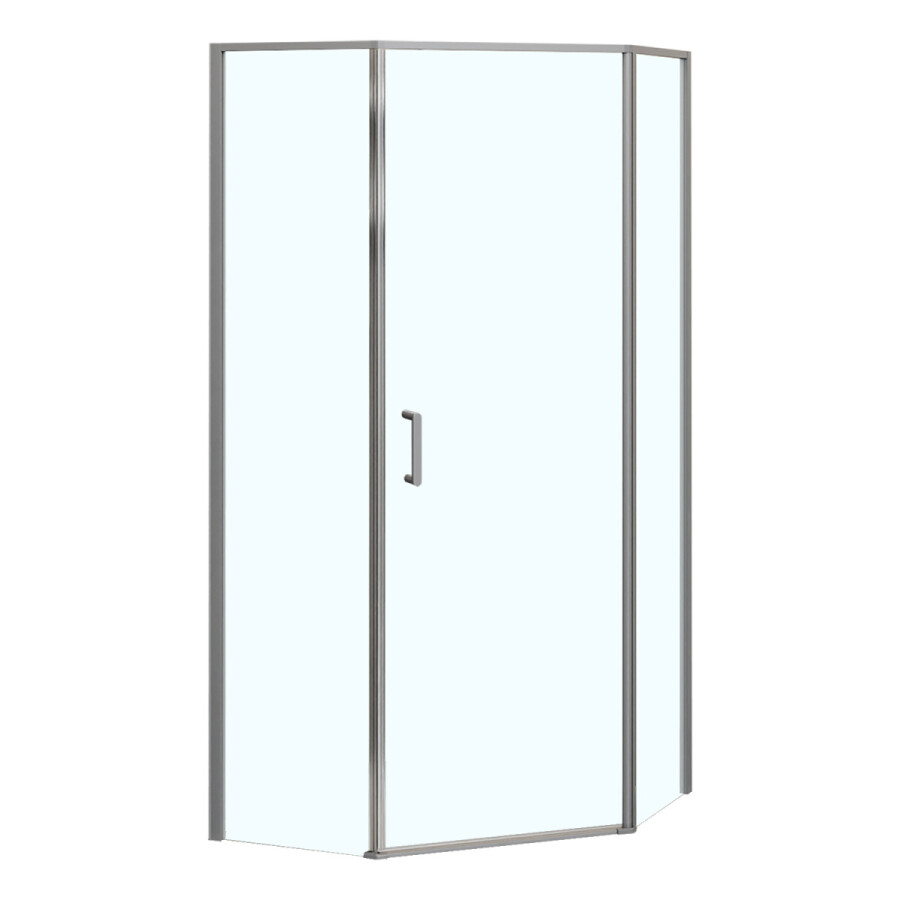 Душевое ограждение Azario SAKURA 900х900х1950 прозрачное стекло 6 мм, профиль графит матовый AZ-21C-90-MGR-CL