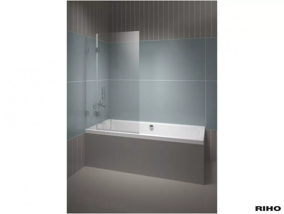 Riho Scandic X109 шторка для ванны 85 L профиль черный GX00162B1