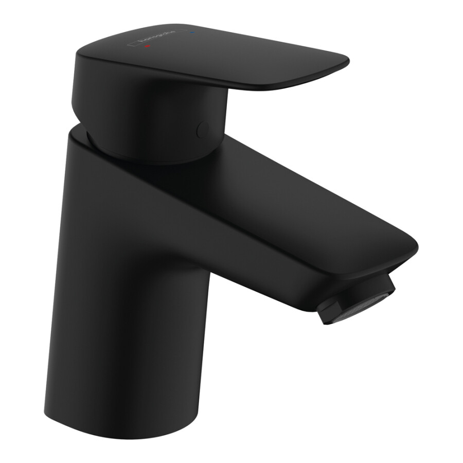 Hansgrohe Logis Смеситель для раковины 70 Push-Open черный матовый 71077670