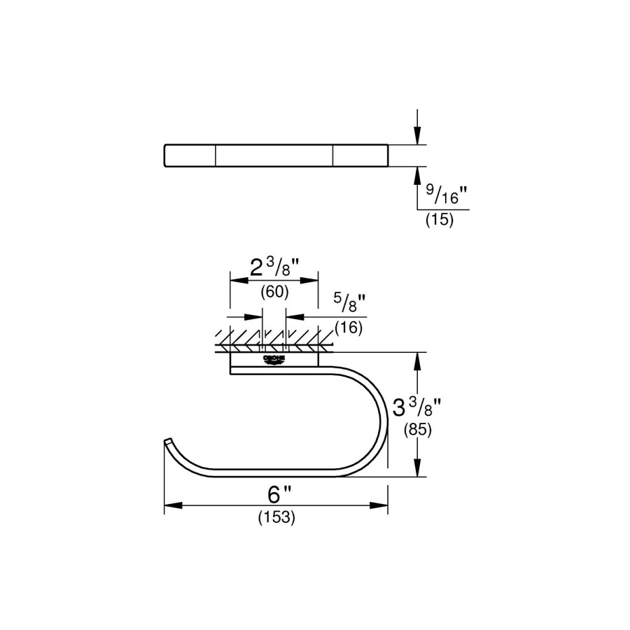 Grohe Selection 41068GN0 держатель для туалетной бумаги холодный рассвет матовый