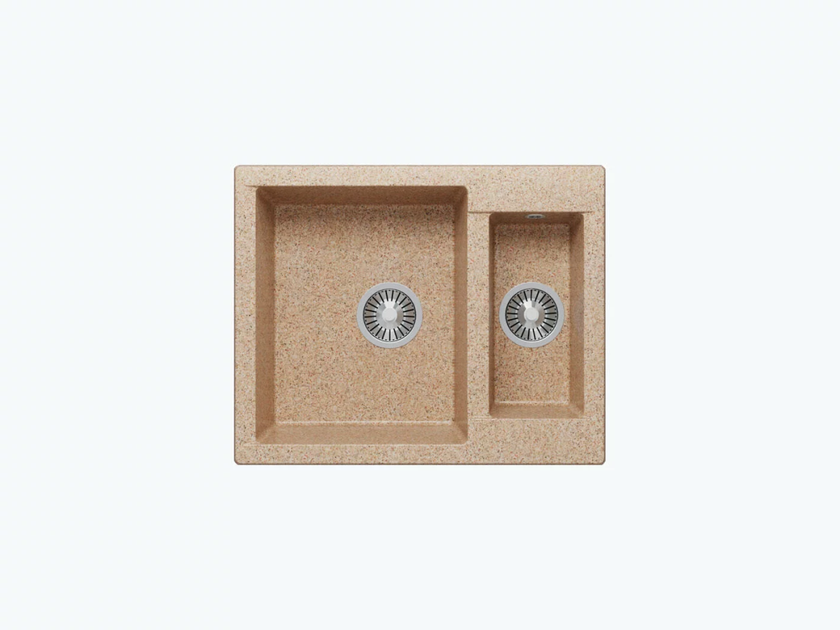 Polygran Brig 620 62 50 см мойка для кухни песочный