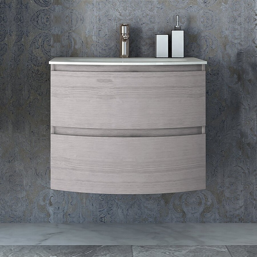 Cezares Vague 70 см rovere sbiancato тумба с раковиной подвесная 54847