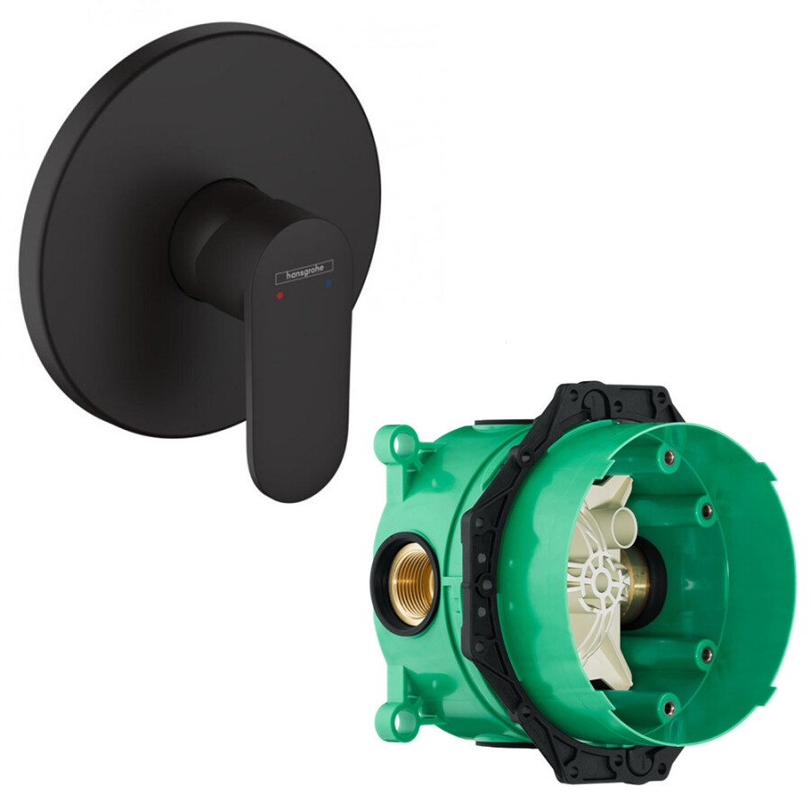 Hansgrohe 71667670S Set HG Vernis Blend смеситель для душа скрытого монтажа (71667670+01800180), матовый черный