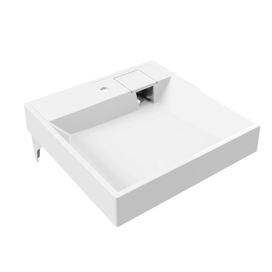 Mirsant Stella 60 раковина из литьевого мрамора над стиральной машиной УТ000101257