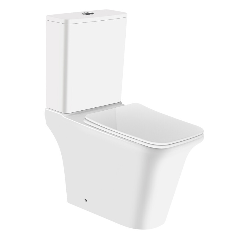 Azario Avero AZ-1213A-G унитаз компакт с крышкой арматура Geberit