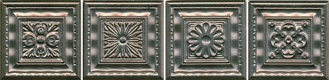 Kerama Marazzi Барельеф 10х10 см декор настенный металик