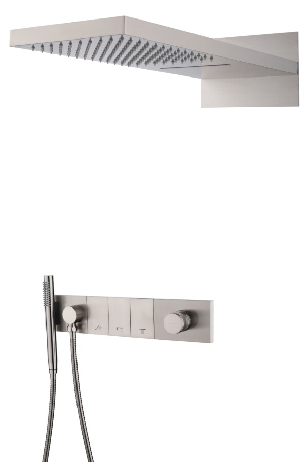 Душевая система трехпозиционная Boheme Zodiac Nikel Brush 132-NB