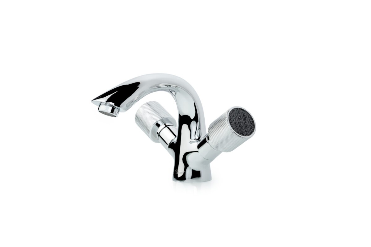 Смеситель для раковины Boheme Royal Cristal Хром 271-Royal/CRST black