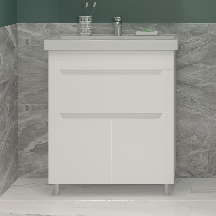 EvaGold Paola тумба 65 см с раковиной Оскар 65 EG010177