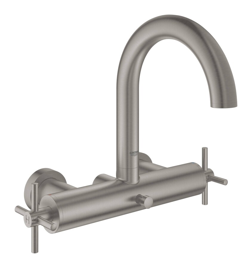 Grohe Atrio New 25010DC3 смеситель для ванны суперсталь