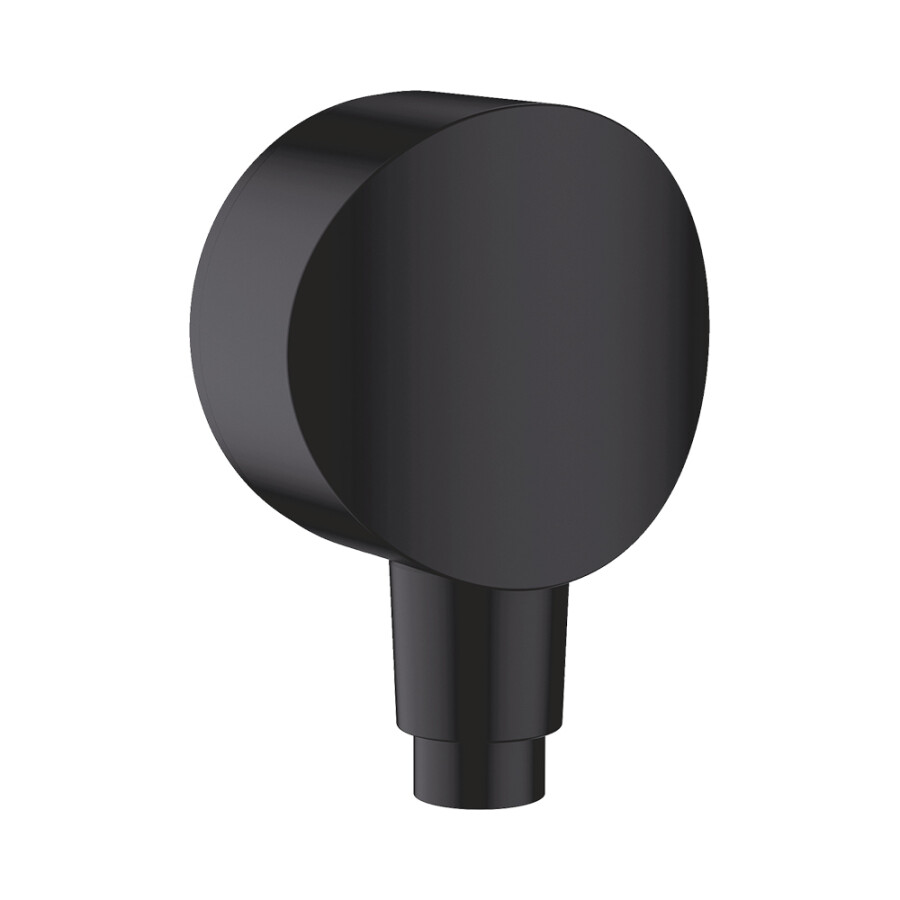 Hansgrohe FixFit Шланговое подсоединение S с клапаном обратного тока черный матовый 26453670