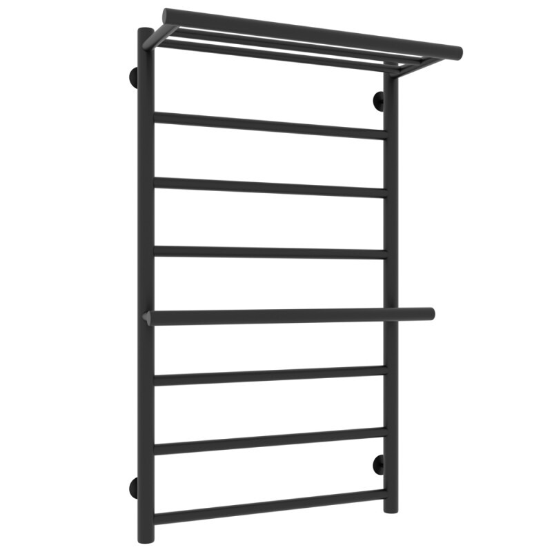 Laris Лавина полотенцесушитель водяной черный 50х80 73208027ЧМ