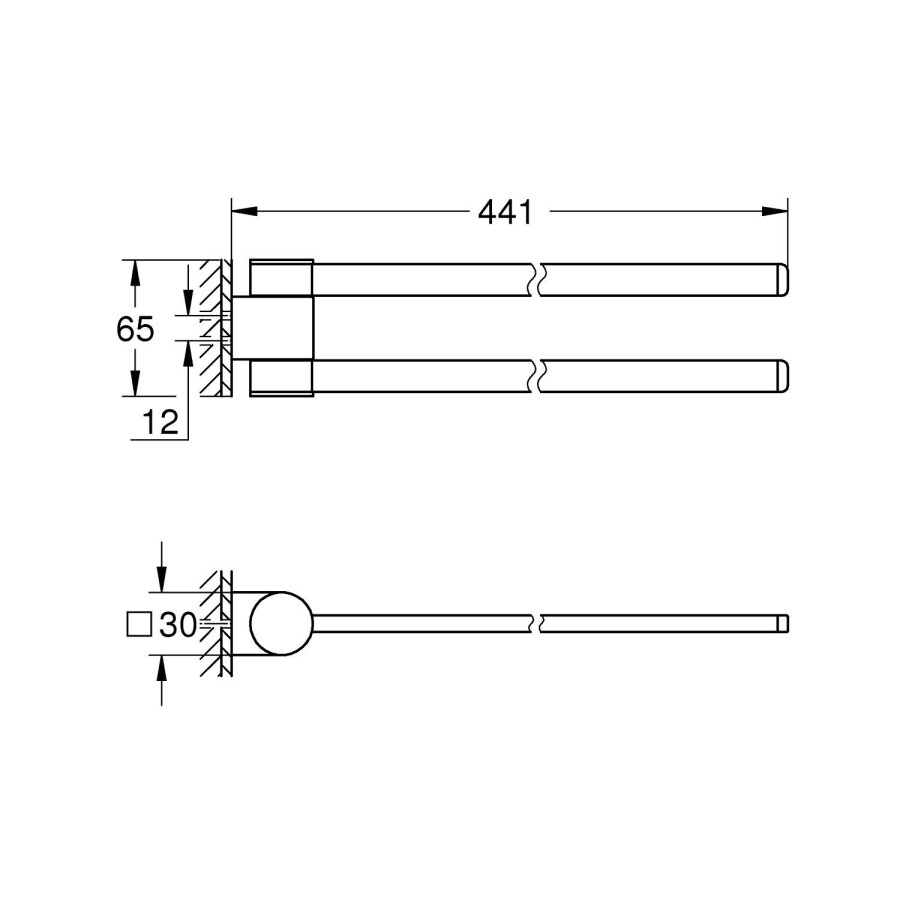 Grohe Selection 41063000 полотенцедержатель