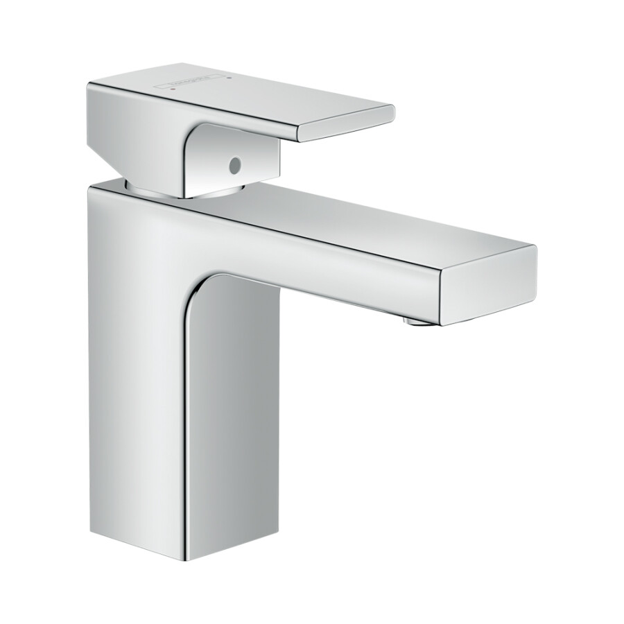 Hansgrohe Vernis Shape Смеситель для раковины 100 с металлическим сливным гарнитуром хром 71568000