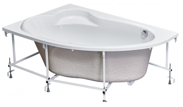 Roca Luna ванна в сборе с панелью и каркасом 170х115 см левая