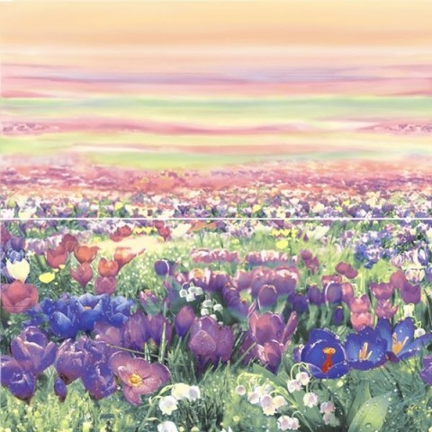 Уралкерамика Примавера 50х50 декор панно 2 настенный из 2 шт