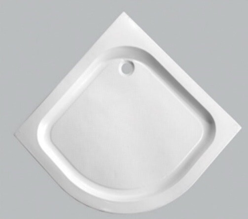 Поддон акриловый ABS07 90х90х15 полукруглый (с сифоном) EG230004