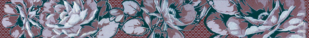 Нефрит Аллегро бордо 5х20см бордюр настенный