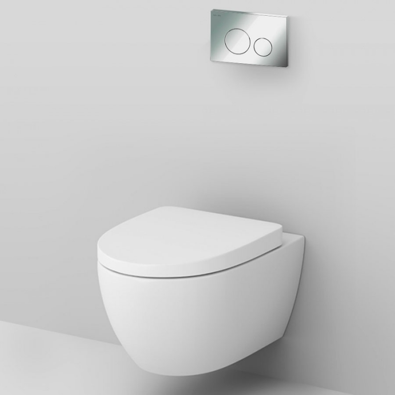 Am.Pm Awe унитаз подвесной с инсталляцией и клавишей смыва IS49051.111738