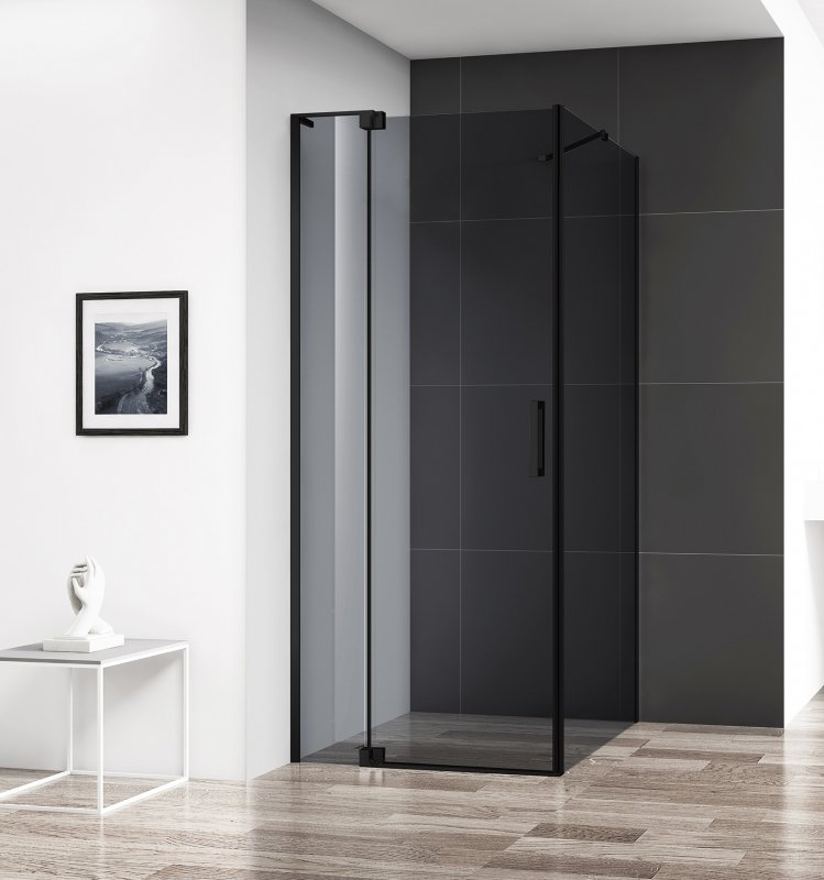 Cezares Slider душевой уголок 90х90/100 см SLIDER-AH-1-90-90/100-GRIGIO-NERO