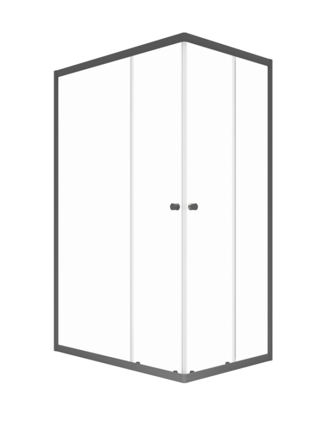 Triton pro Душевая Ширма Вента-Графит 120х90 Щ0000079313