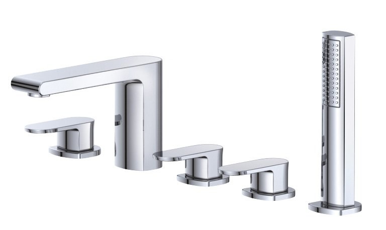 BelBagno TER-VI5-CRM смеситель на борт ванны хром