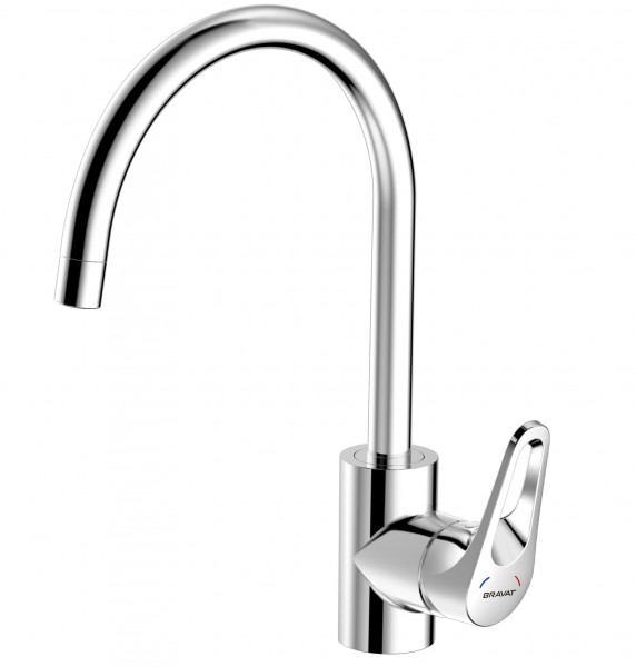 Bravat Drop-D F748162C-2 cмеситель для кухни хром