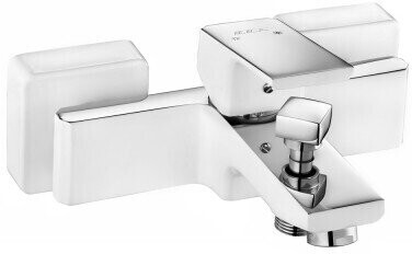 E.C.A. Tiera 104802469EX смеситель для ванны белый/хром