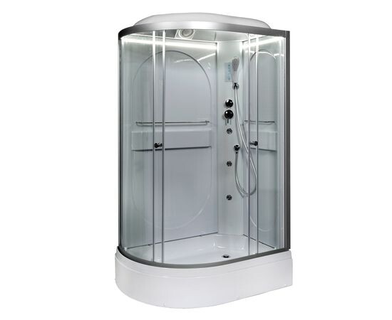 Deto душевая кабина 120х80 L520RLED+GM с гидромассажем правая