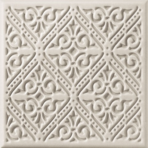 Tubadzin Majolika 20х20 см декор настенный графит C