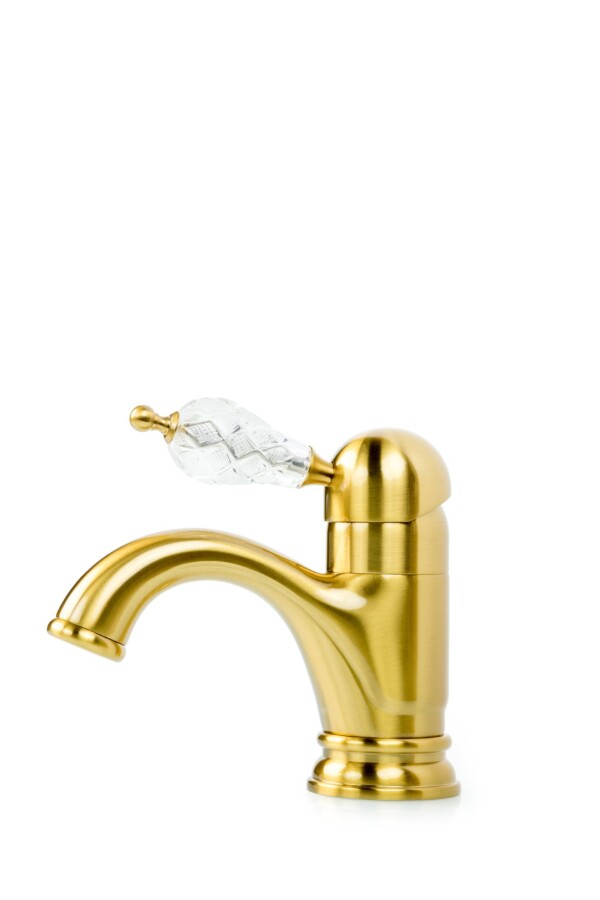 Смеситель для раковины Boheme Cristal Бронза 301-CRST