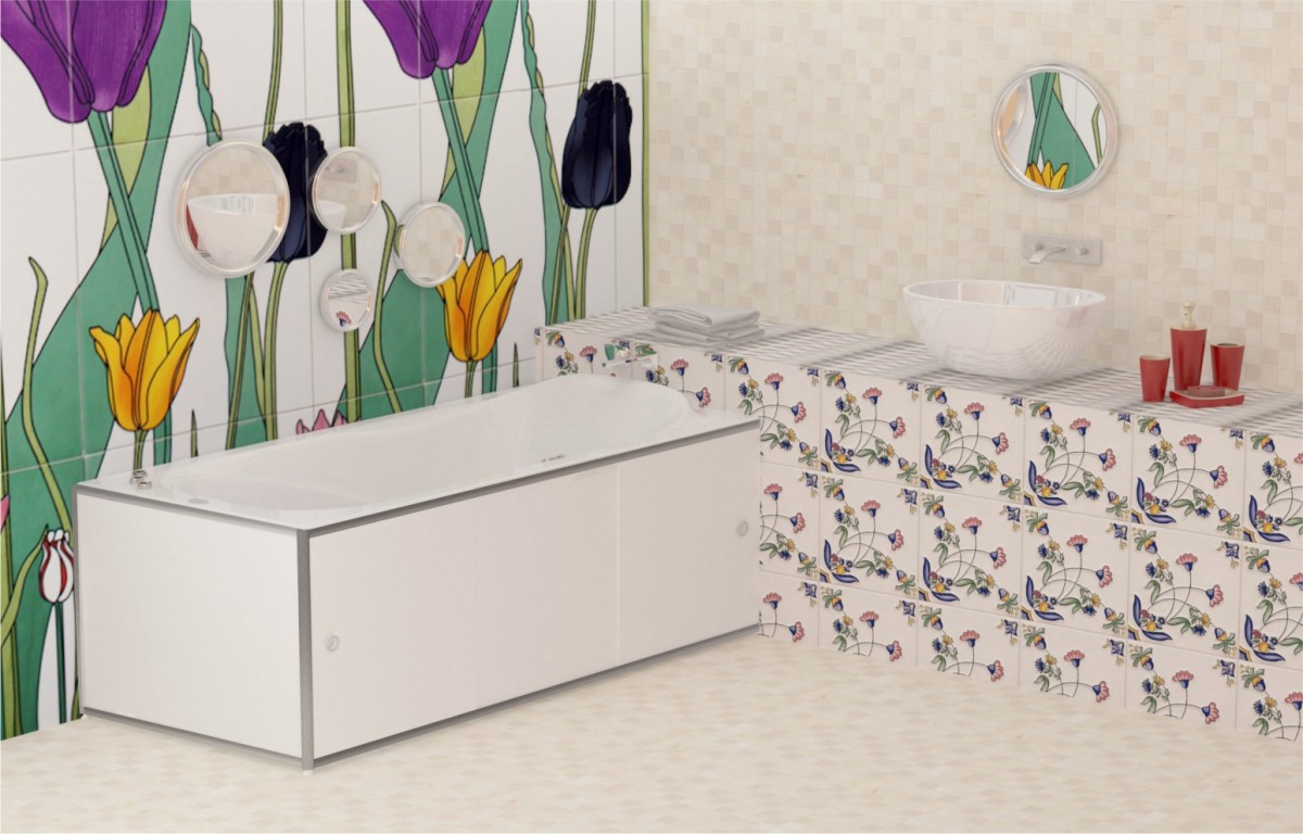 Экран под ванну Метакам Премиум А 168 см белый