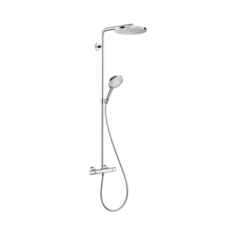 Hansgrohe Raindance Select S Showerpipe 240 1jet PowderRain Душевая система с термостатом хром 27633000