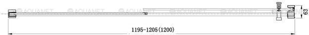 Aquanet Delta NPE6121 душевые двери 120*200