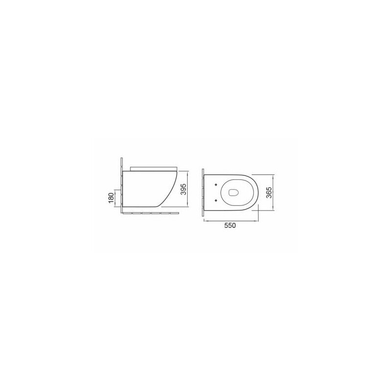 SantiLine SL-5002 унитаз подвесной