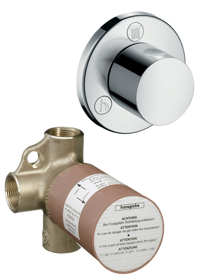 Hansgrohe 15932000S Set HG переключатель Trio/Quattro (15932000+15930180) Хром