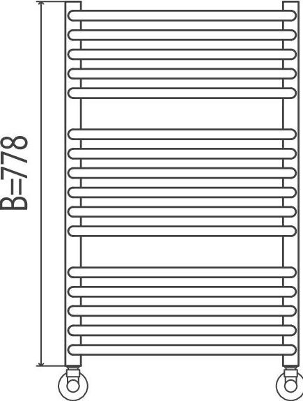 Terminus Стандарт П16 полотенцесушитель водяной 450*778