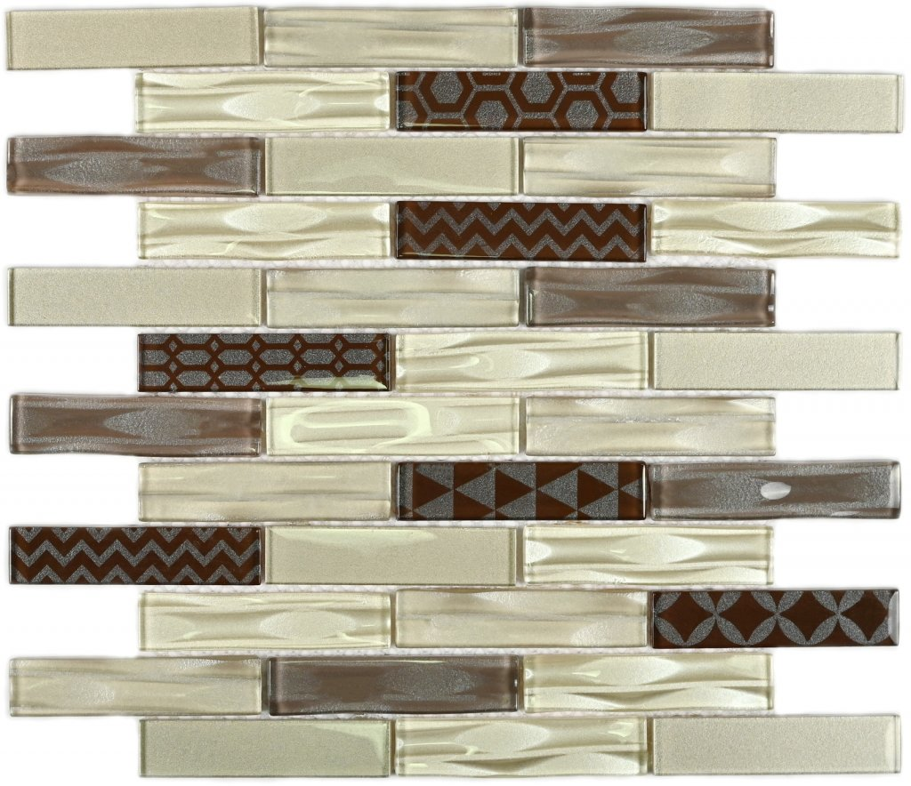 Bonaparte Optima Brown мозаика стеклянная 30х30 см