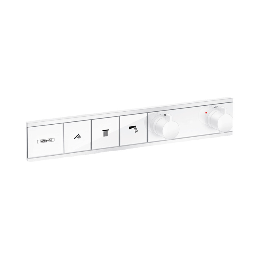 Hansgrohe RainSelect Термостат скрытого монтажа для 3 потребителей белый матовый 15381700