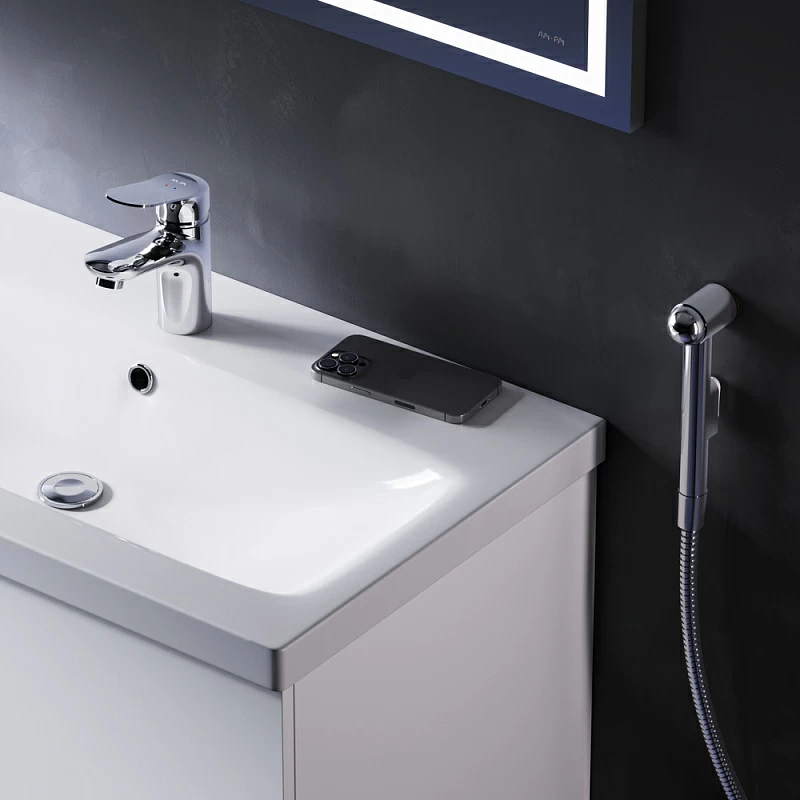 Am.Pm Sunny смеситель для раковины с гигиеническим душем F85C03000