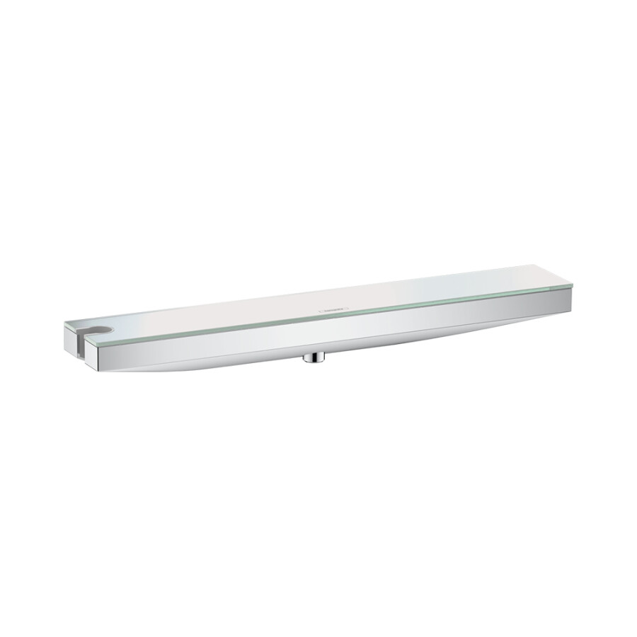 Hansgrohe Rainfinity Настенный держатель Porter 500 с полкой левый белый матовый 26843700