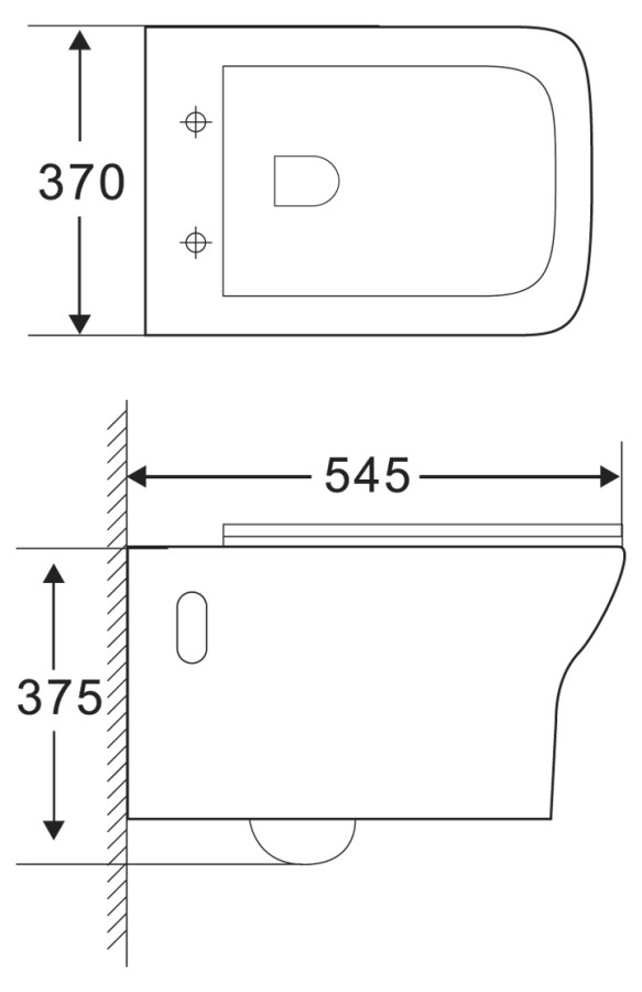 BelBagno Romano BB248CHR унитаз подвесной