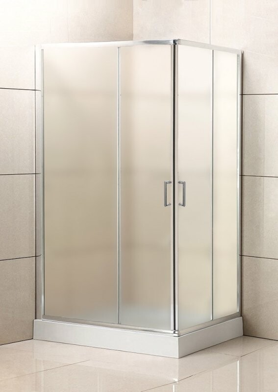 BelBagno Uno душевой углок 100х90, рифленое стекло UNO-195-AH-2-100/90-P-Cr