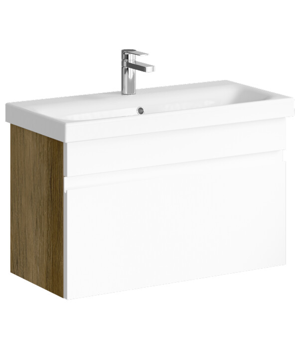 Aqwella Smart SRT0105DB тумба с раковиной 50 см дуб балтийский