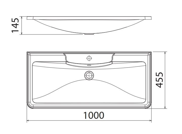 BelBagno Acqua 100 см тумба под раковину ACQUA-1000-2C-PIA-PS напольная