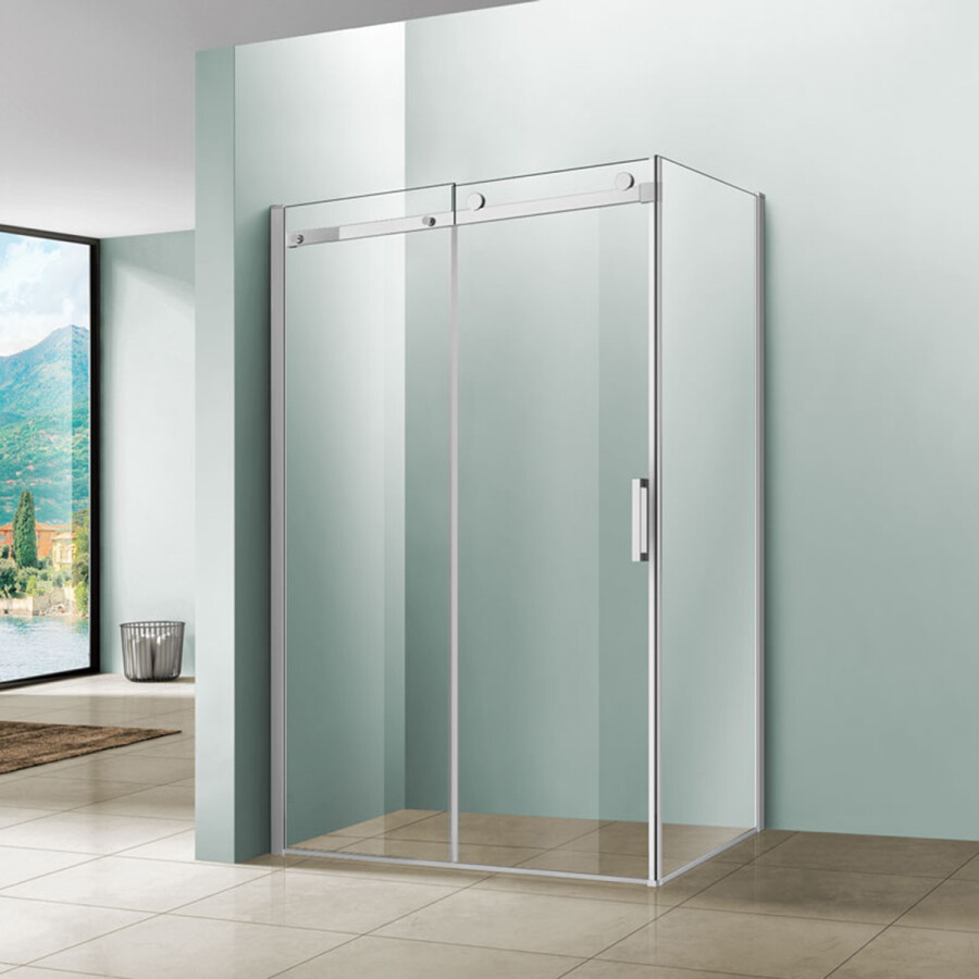 Vincea Como душевой уголок VSR-1C1012CL 120х100 хром, стекло прозрачное