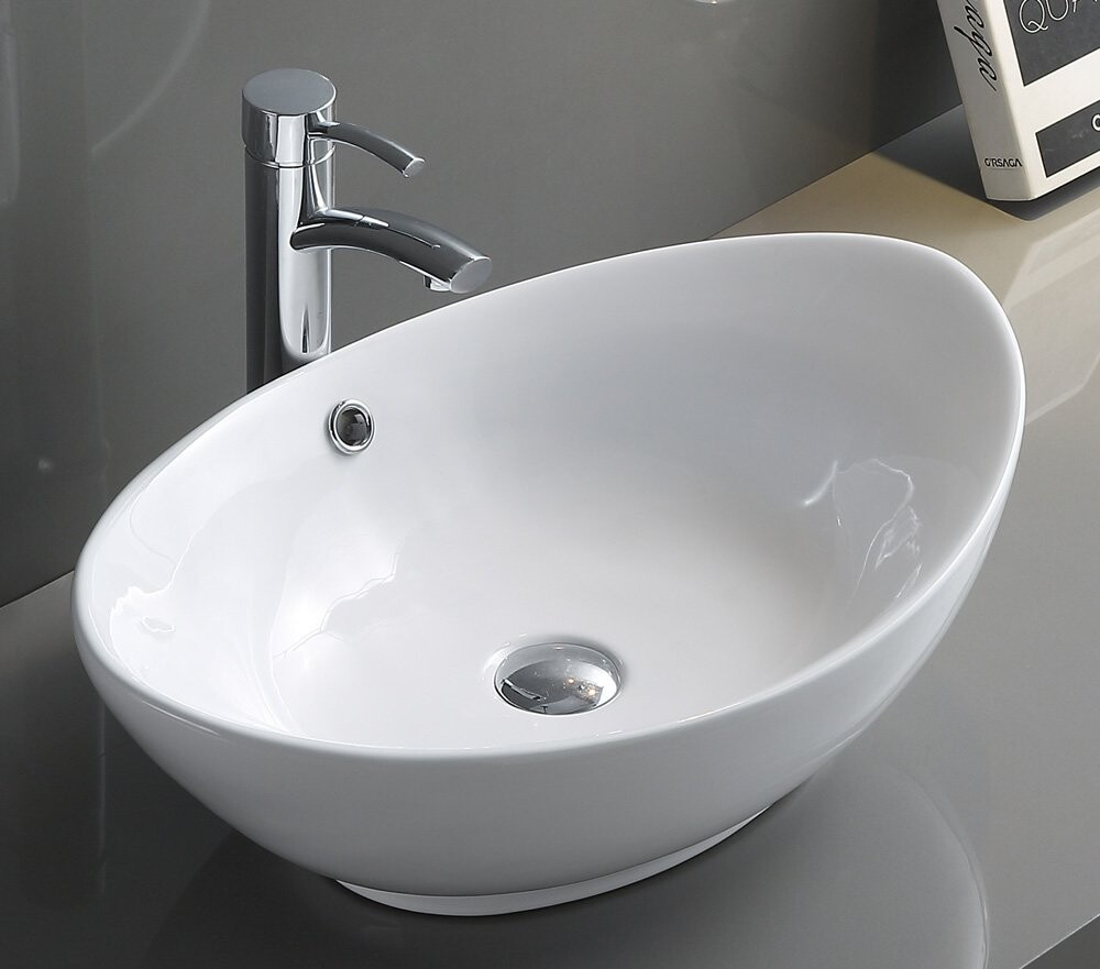 BelBagno BB1087 раковина накладная 60 см белая